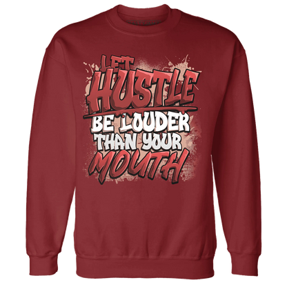 NastyJamz-Dune-Red-13s-Sweatshirt-Match-Hustle-Louder