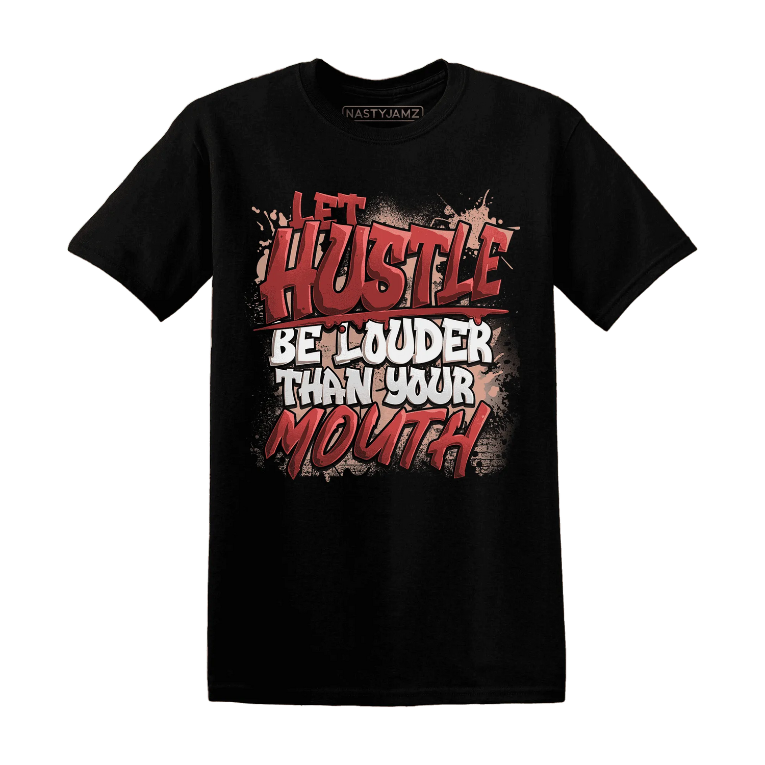 NastyJamz-Dune-Red-13s-T-Shirt-Match-Hustle-Louder