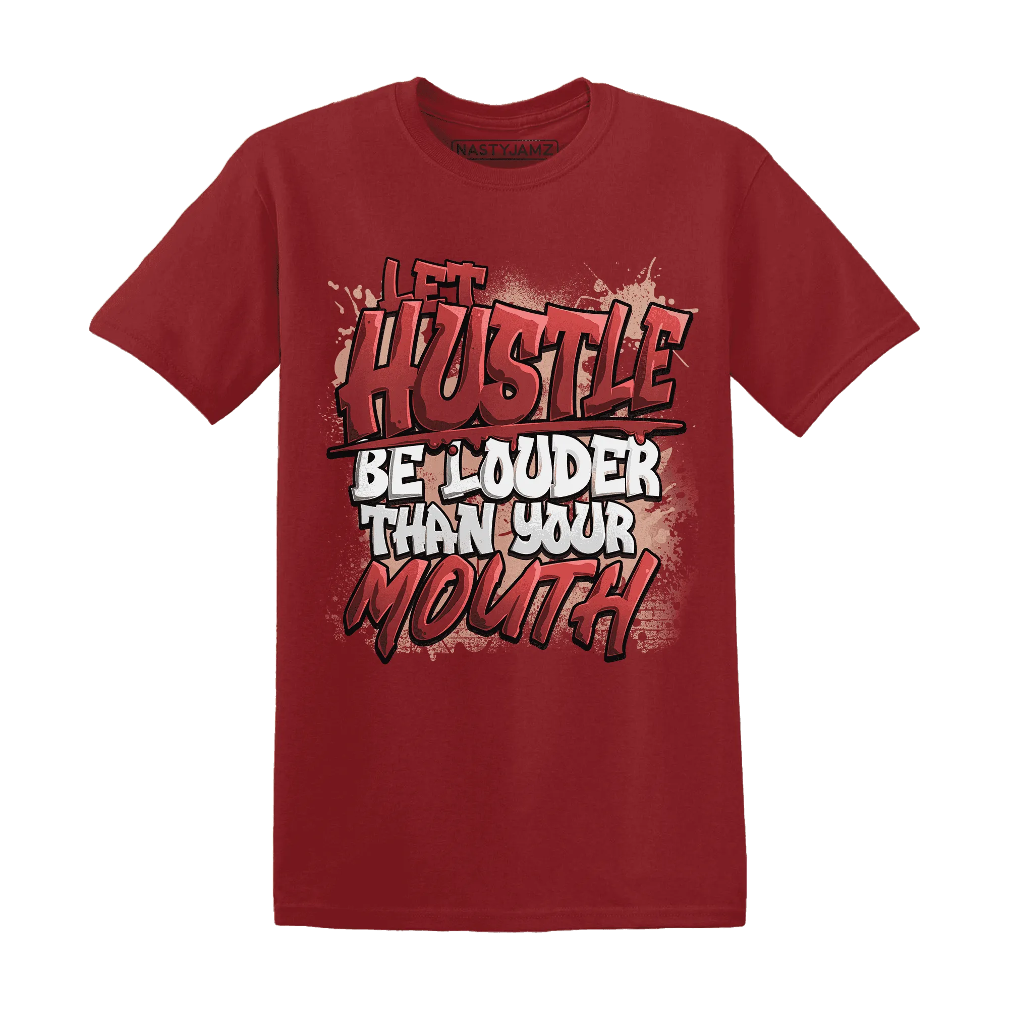 NastyJamz-Dune-Red-13s-T-Shirt-Match-Hustle-Louder