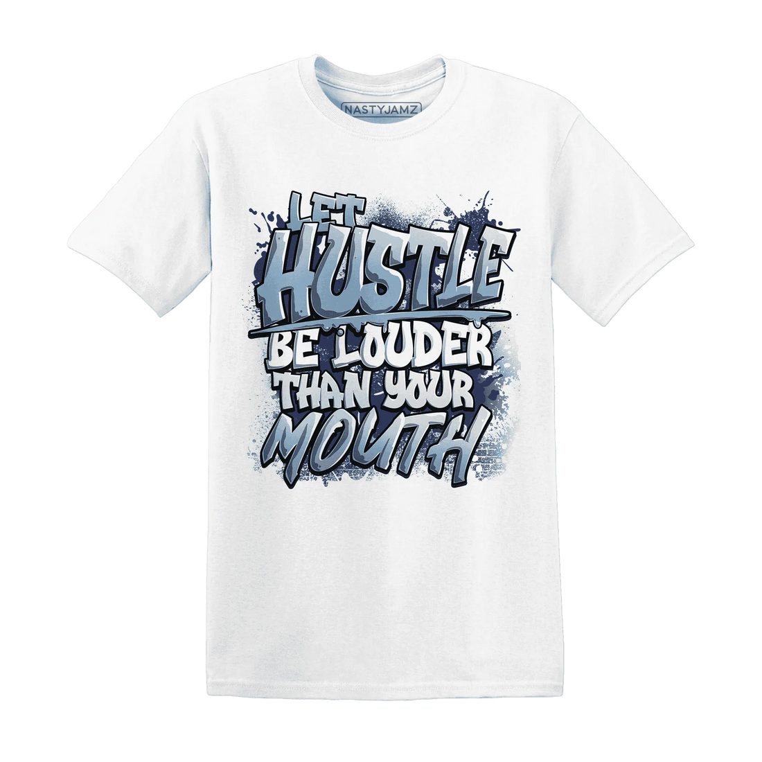 NastyJamz-First-In-Flight-1s-T-Shirt-Match-Hustle-Louder