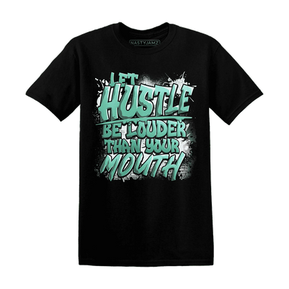 NastyJamz-High-OG-Green-Glow-1s-T-Shirt-Match-Hustle-Louder