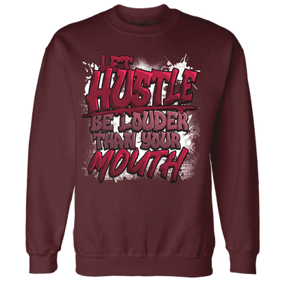 NastyJamz-High-White-Team-Red-1s-Sweatshirt-Match-Hustle-Louder