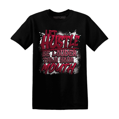 NastyJamz-High-White-Team-Red-1s-T-Shirt-Match-Hustle-Louder
