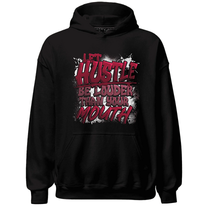 NastyJamz-High-White-Team-Red-1s-Hoodie-Match-Hustle-Louder