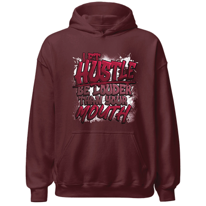NastyJamz-High-White-Team-Red-1s-Hoodie-Match-Hustle-Louder