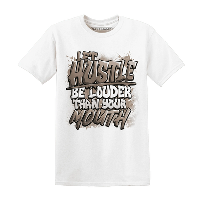 NastyJamz-Low-Mocha-1s-T-Shirt-Match-Hustle-Louder