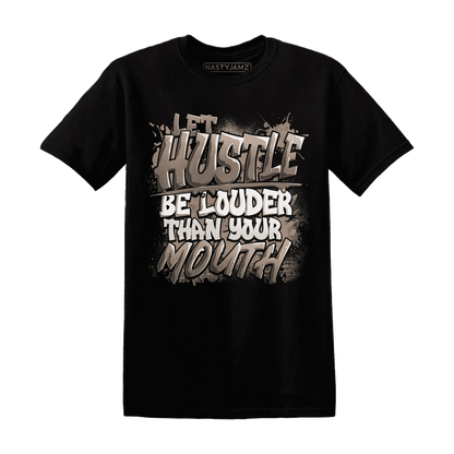 NastyJamz-Low-Mocha-1s-T-Shirt-Match-Hustle-Louder