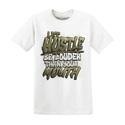 NastyJamz-Medium-Olive-1s-T-Shirt-Match-Hustle-Louder