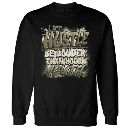 NastyJamz-Medium-Olive-1s-Sweatshirt-Match-Hustle-Louder