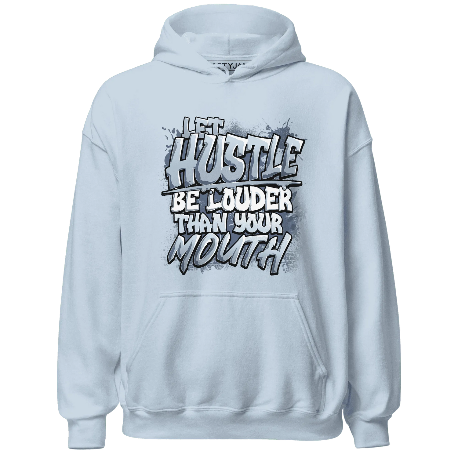 NastyJamz-Mid-Diffused-Blue-Grey-1s-Hoodie-Match-Hustle-Louder