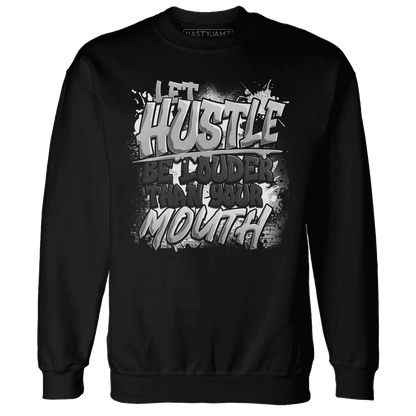 NastyJamz-Wolf-Grey-1s-Sweatshirt-Match-Hustle-Louder