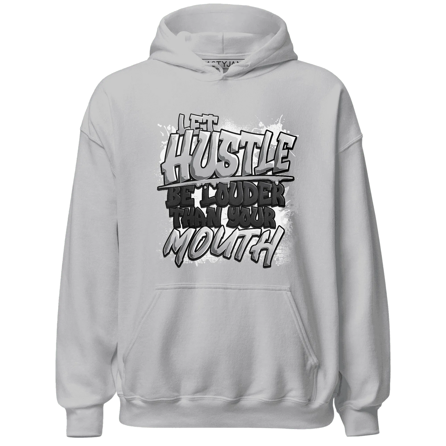 NastyJamz-Wolf-Grey-1s-Hoodie-Match-Hustle-Louder