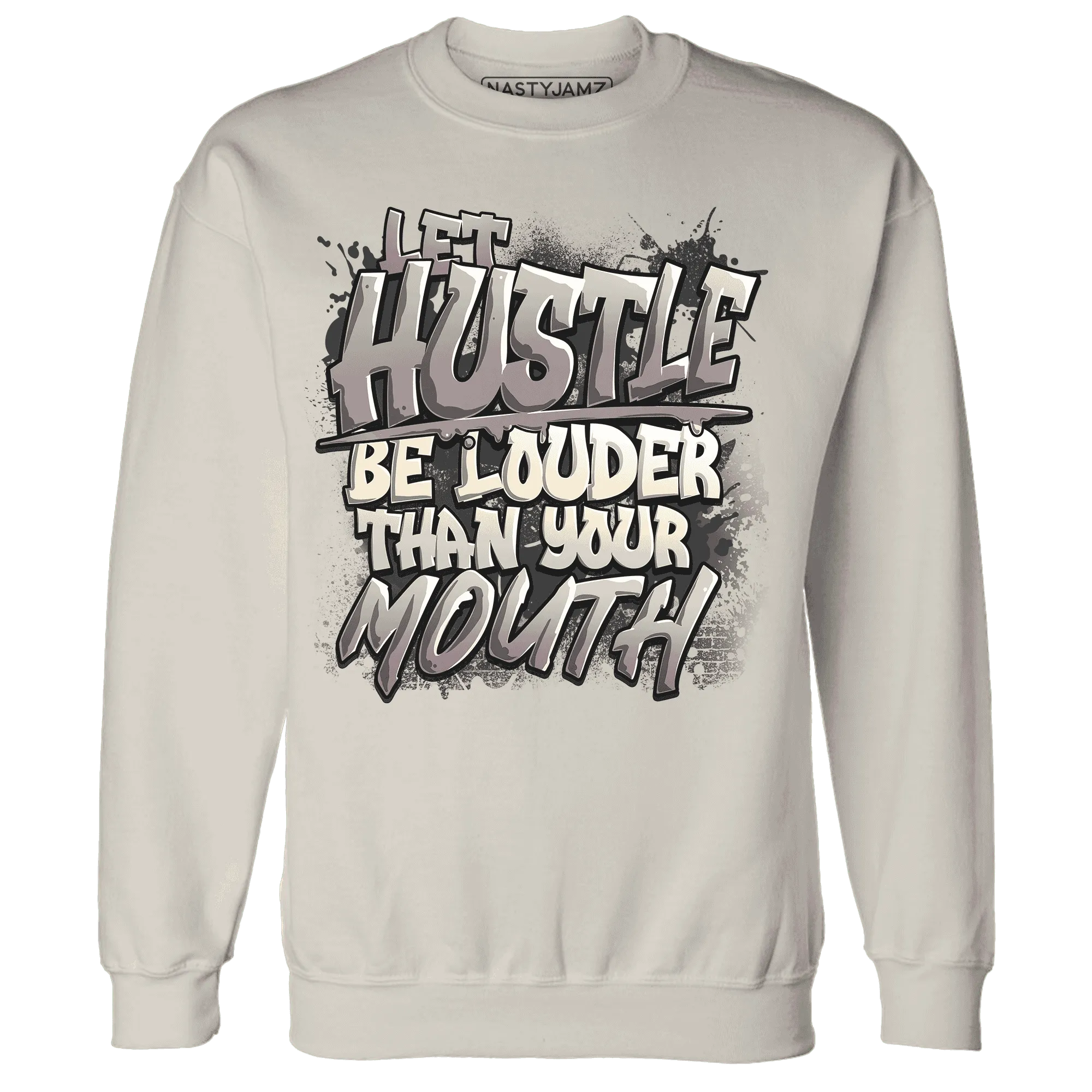 NastyJamz-Black-Violet-Ore-3s-Sweatshirt-Match-Hustle-Louder