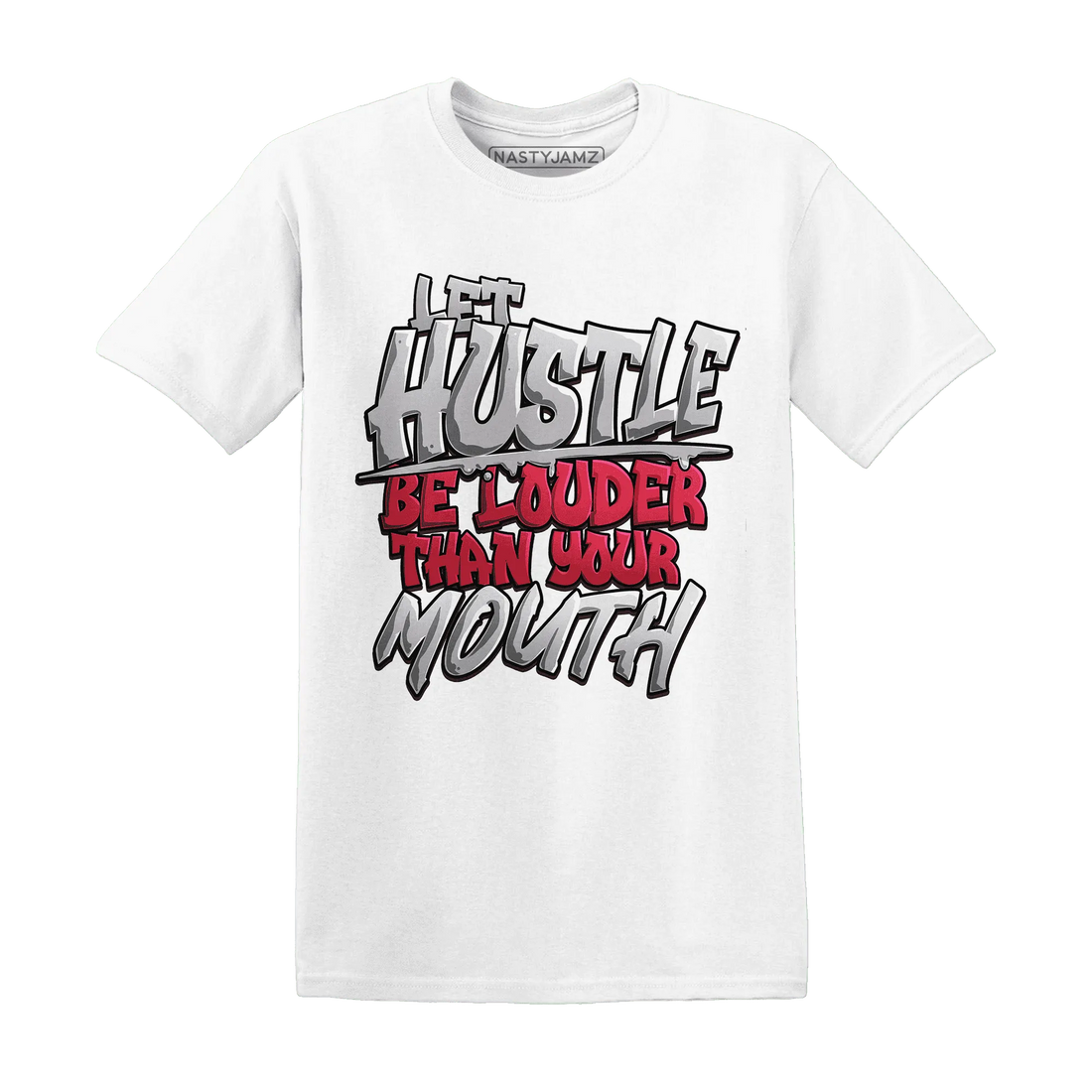 NastyJamz-Cement-Grey-3s-T-Shirt-Match-Hustle-Louder