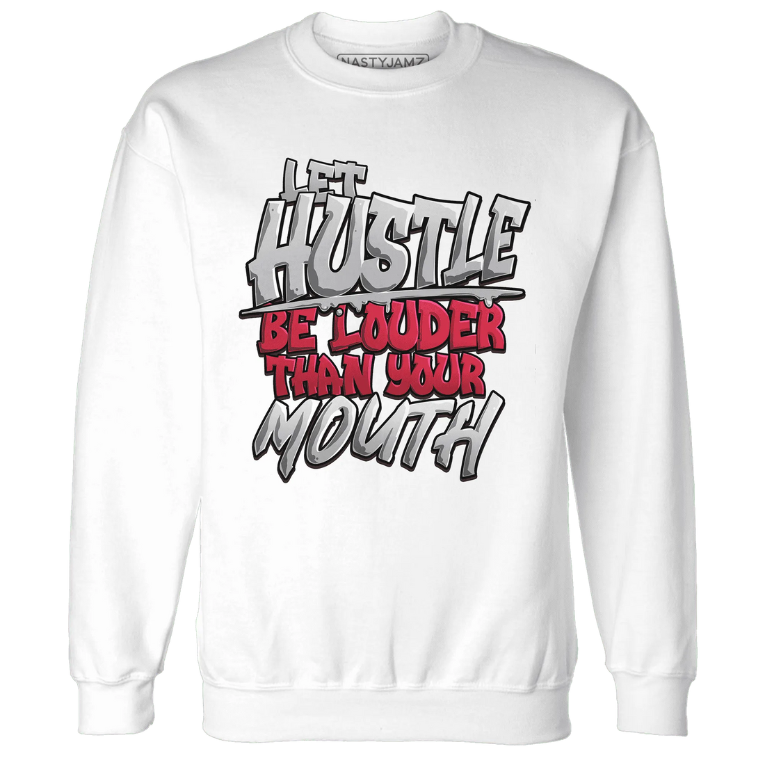 NastyJamz-Cement-Grey-3s-Sweatshirt-Match-Hustle-Louder