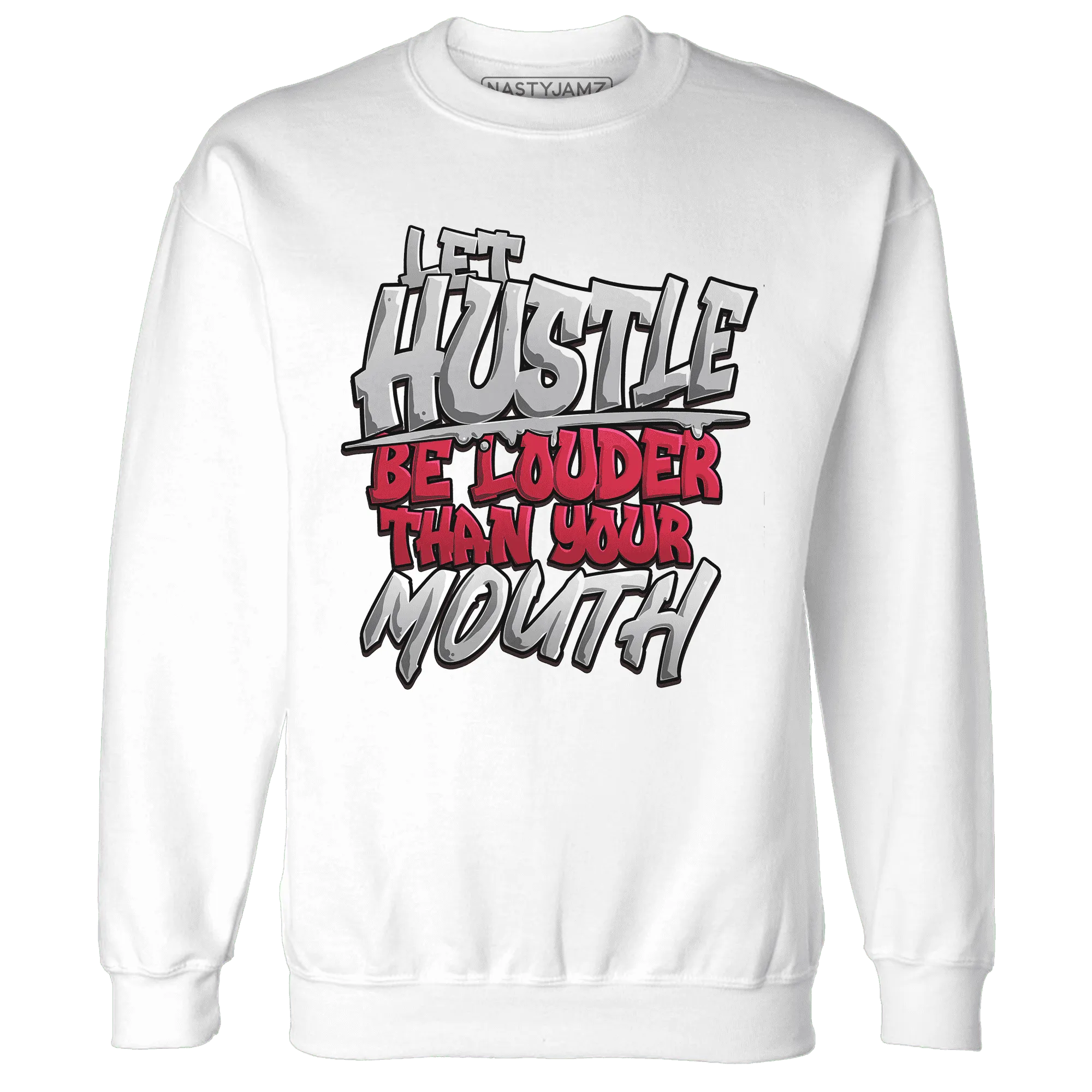 NastyJamz-Cement-Grey-3s-Sweatshirt-Match-Hustle-Louder