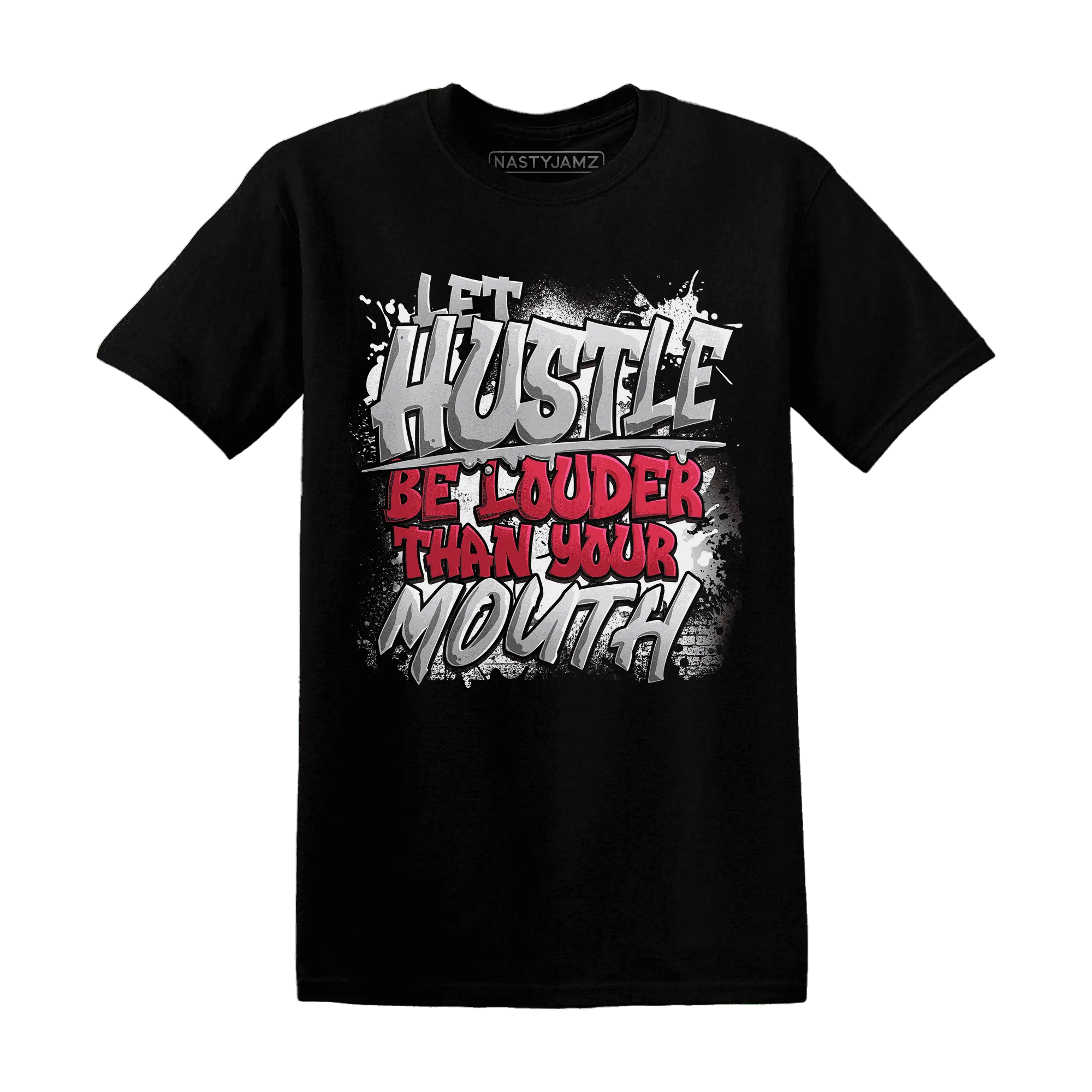 NastyJamz-Cement-Grey-3s-T-Shirt-Match-Hustle-Louder