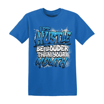 NastyJamz-Industrial-Blue-4s-T-Shirt-Match-Hustle-Louder