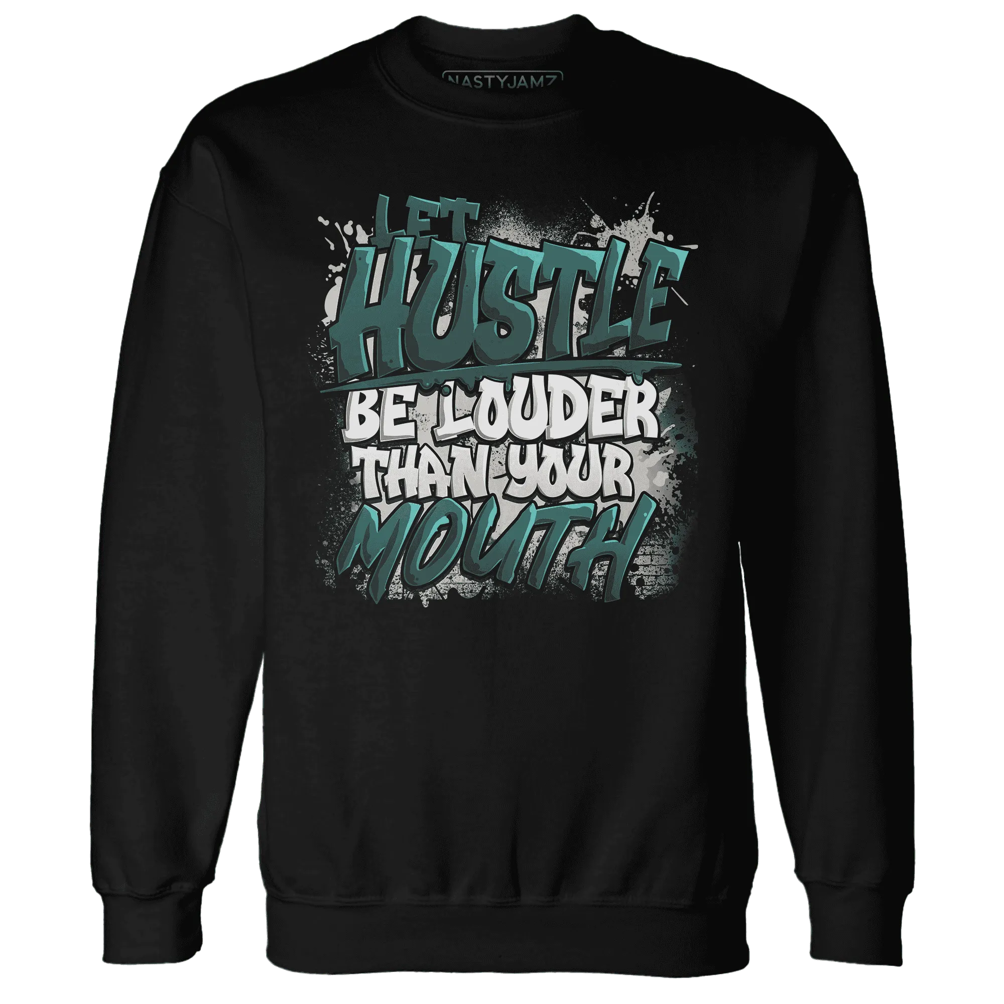 NastyJamz-Oxidized-Green-4s-Sweatshirt-Match-Hustle-Louder