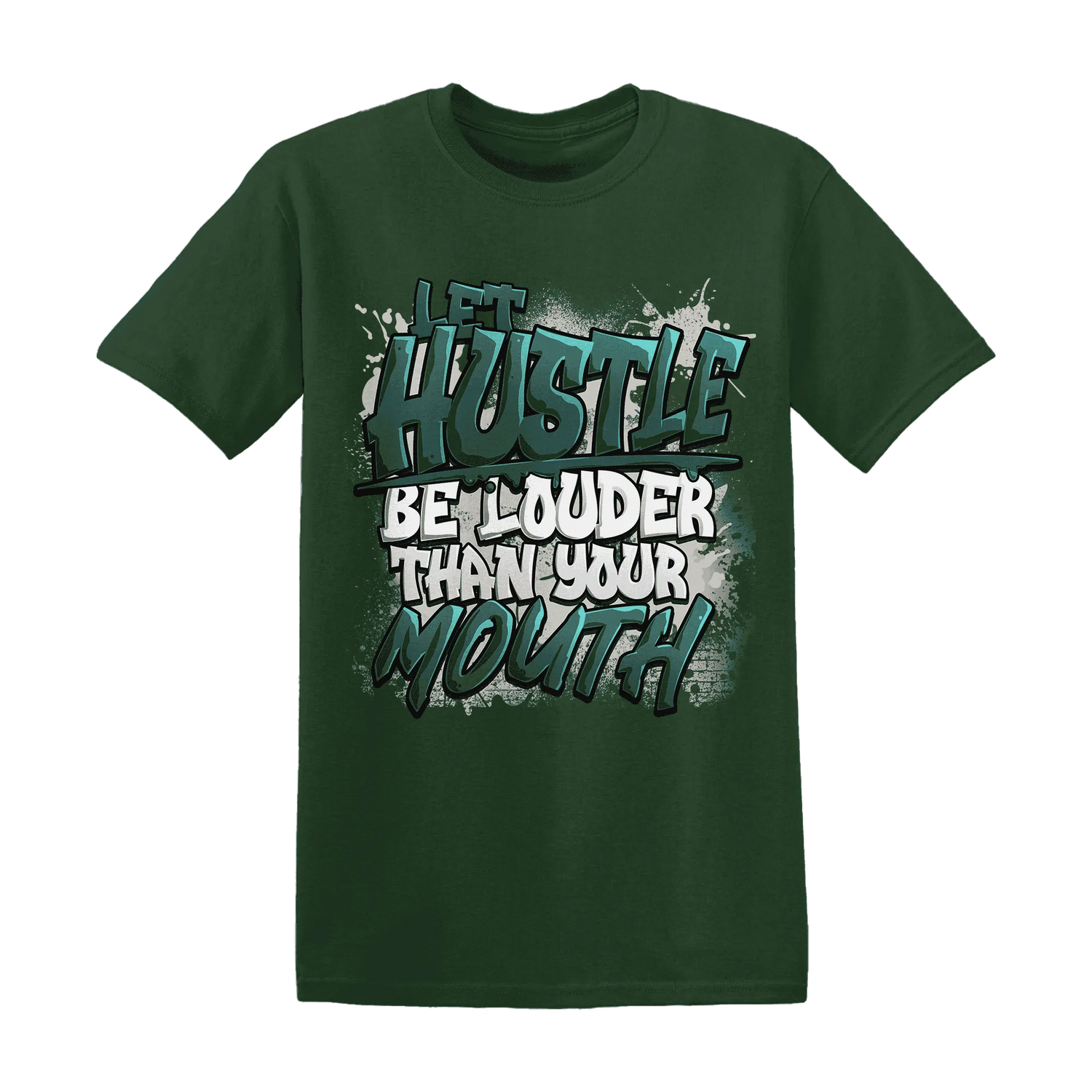NastyJamz-Oxidized-Green-4s-T-Shirt-Match-Hustle-Louder