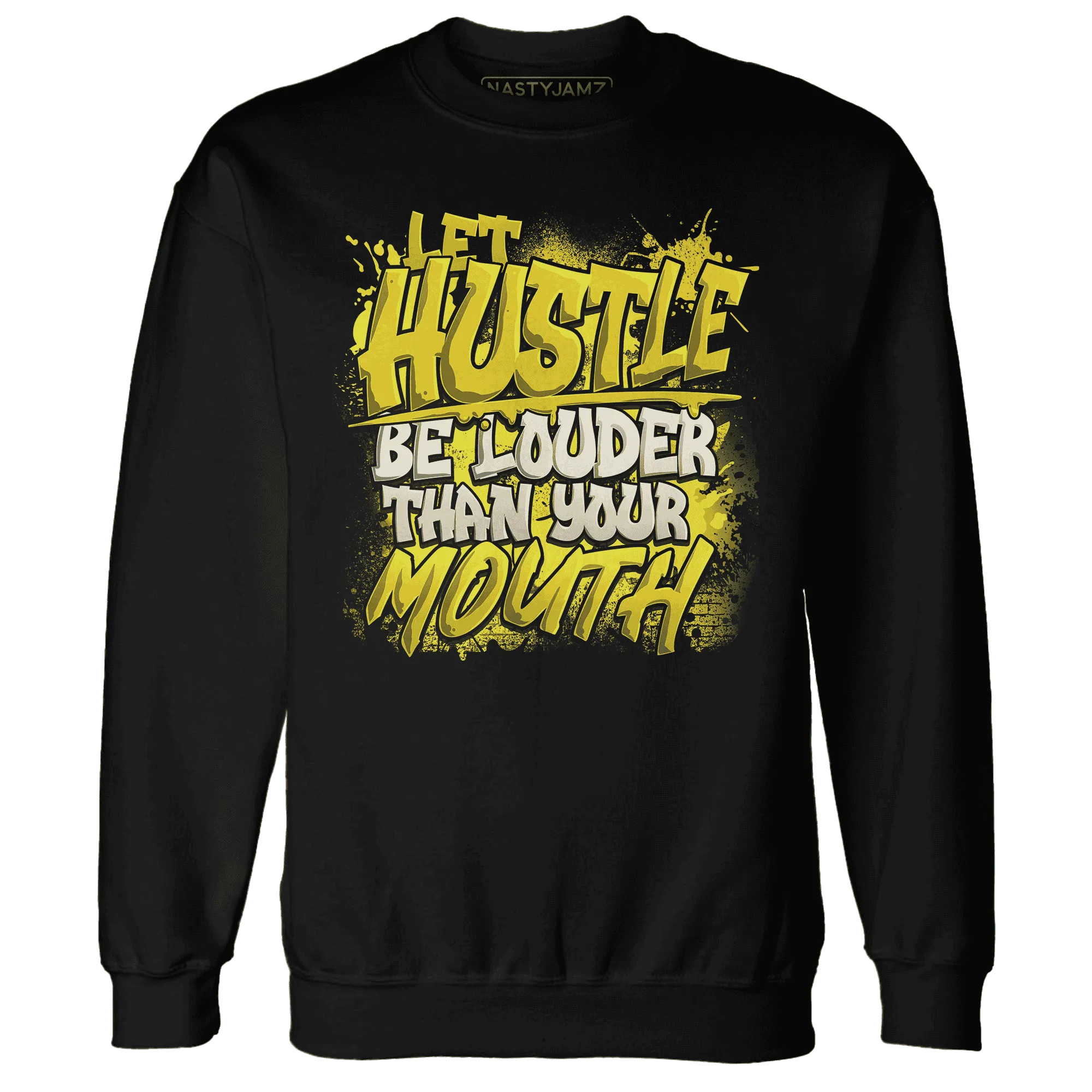 NastyJamz-Vivid-Sulfur-4s-Sweatshirt-Match-Hustle-Louder