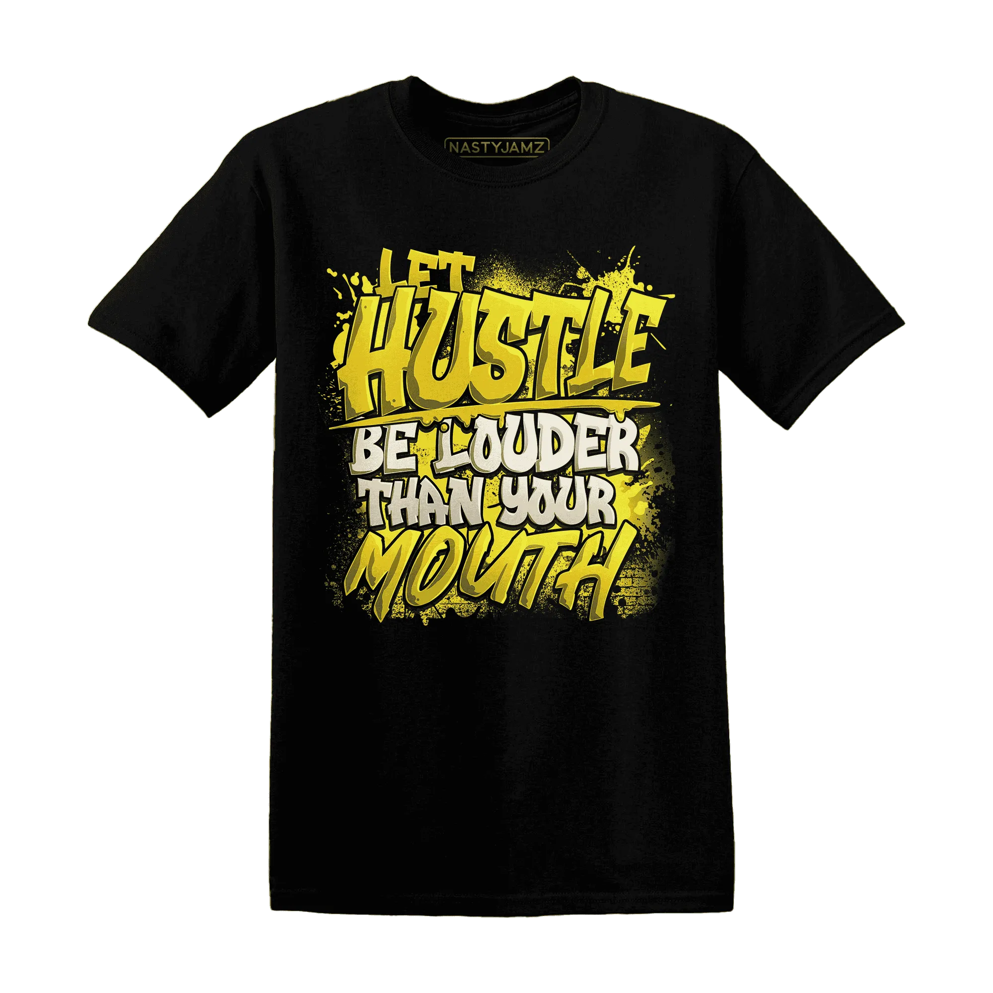 NastyJamz-Vivid-Sulfur-4s-T-Shirt-Match-Hustle-Louder