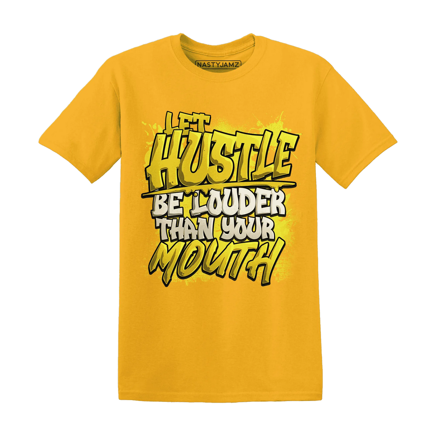 NastyJamz-Vivid-Sulfur-4s-T-Shirt-Match-Hustle-Louder