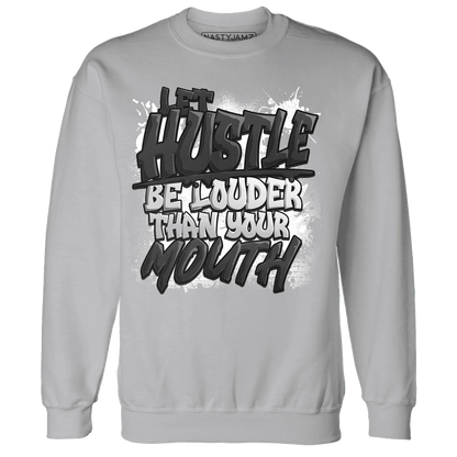 NastyJamz-White-Thunder-4s-Sweatshirt-Match-Hustle-Louder
