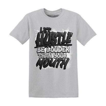 NastyJamz-White-Thunder-4s-T-Shirt-Match-Hustle-Louder