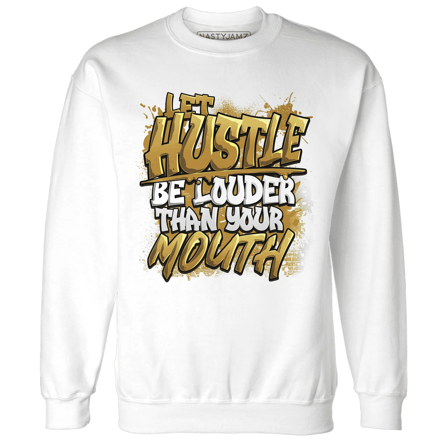 NastyJamz-Wheat-13s-Sweatshirt-Match-Hustle-Louder