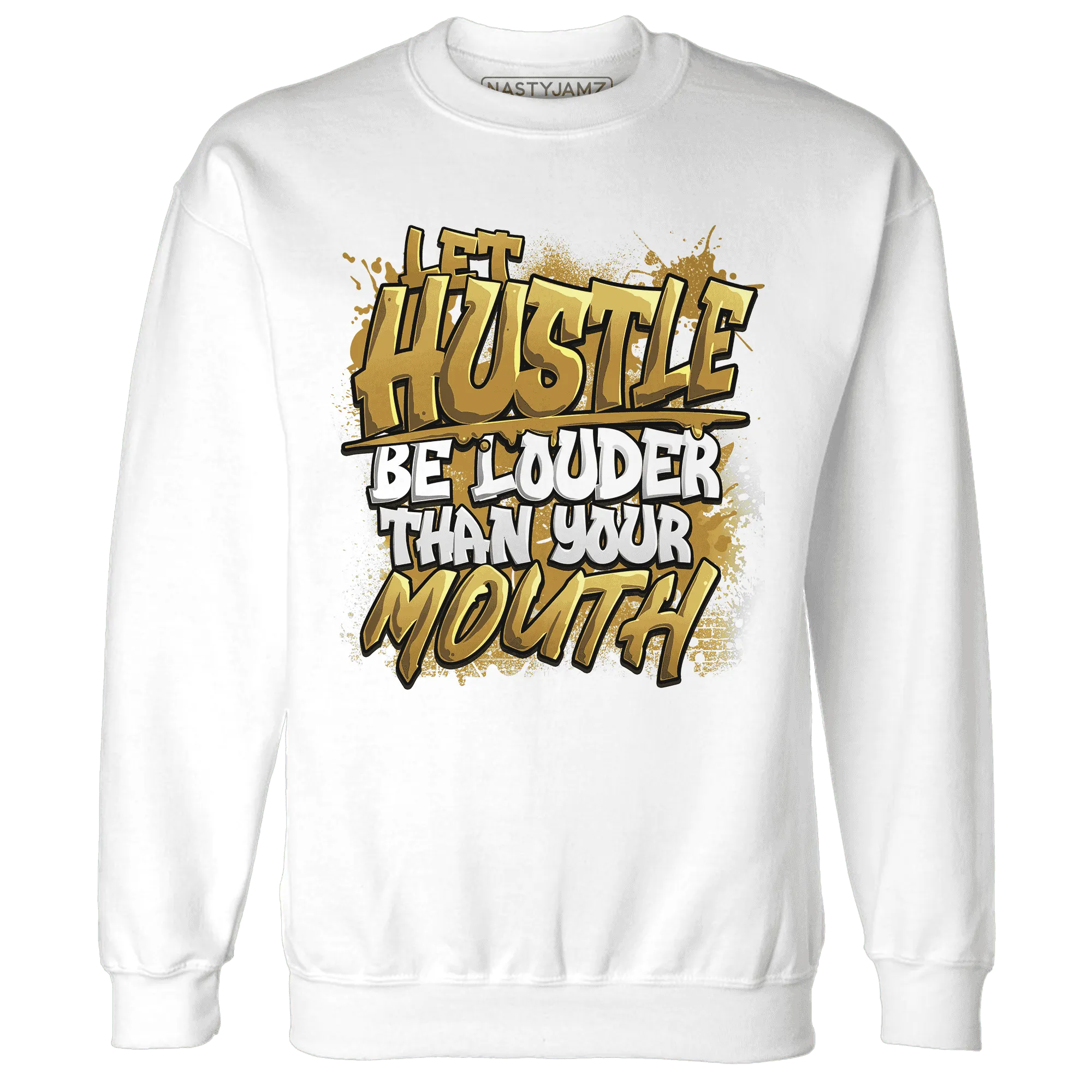 NastyJamz-Wheat-13s-Sweatshirt-Match-Hustle-Louder