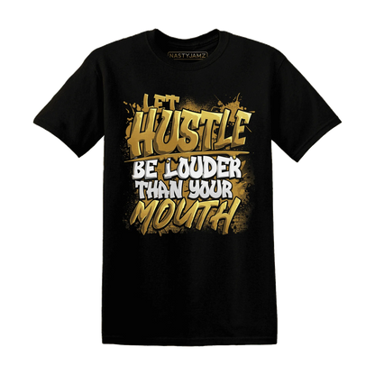 NastyJamz-Wheat-13s-T-Shirt-Match-Hustle-Louder