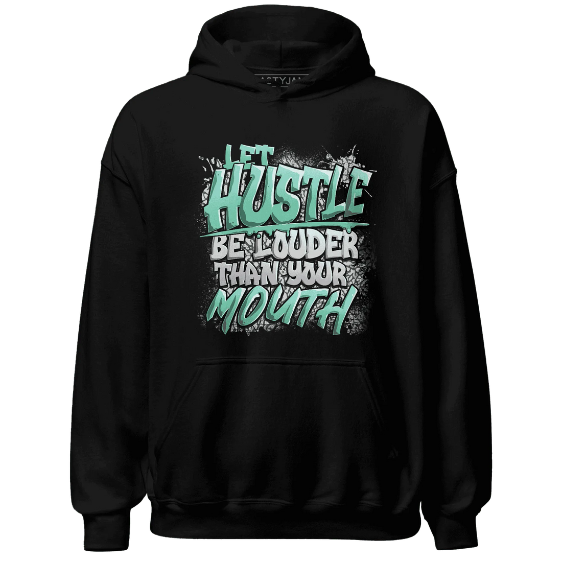 NastyJamz-Green-Glow-3s-Hoodie-Match-Hustle-Louder