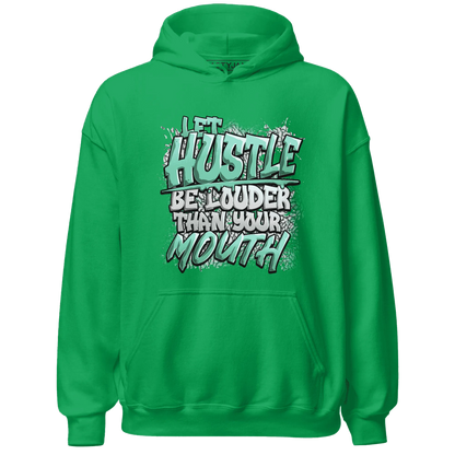 NastyJamz-Green-Glow-3s-Hoodie-Match-Hustle-Louder