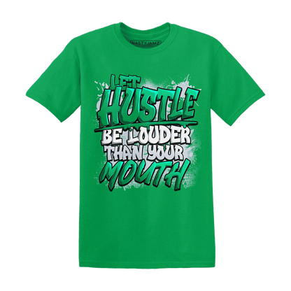 NastyJamz-Lucky-Green-5s-T-Shirt-Match-Hustle-Louder