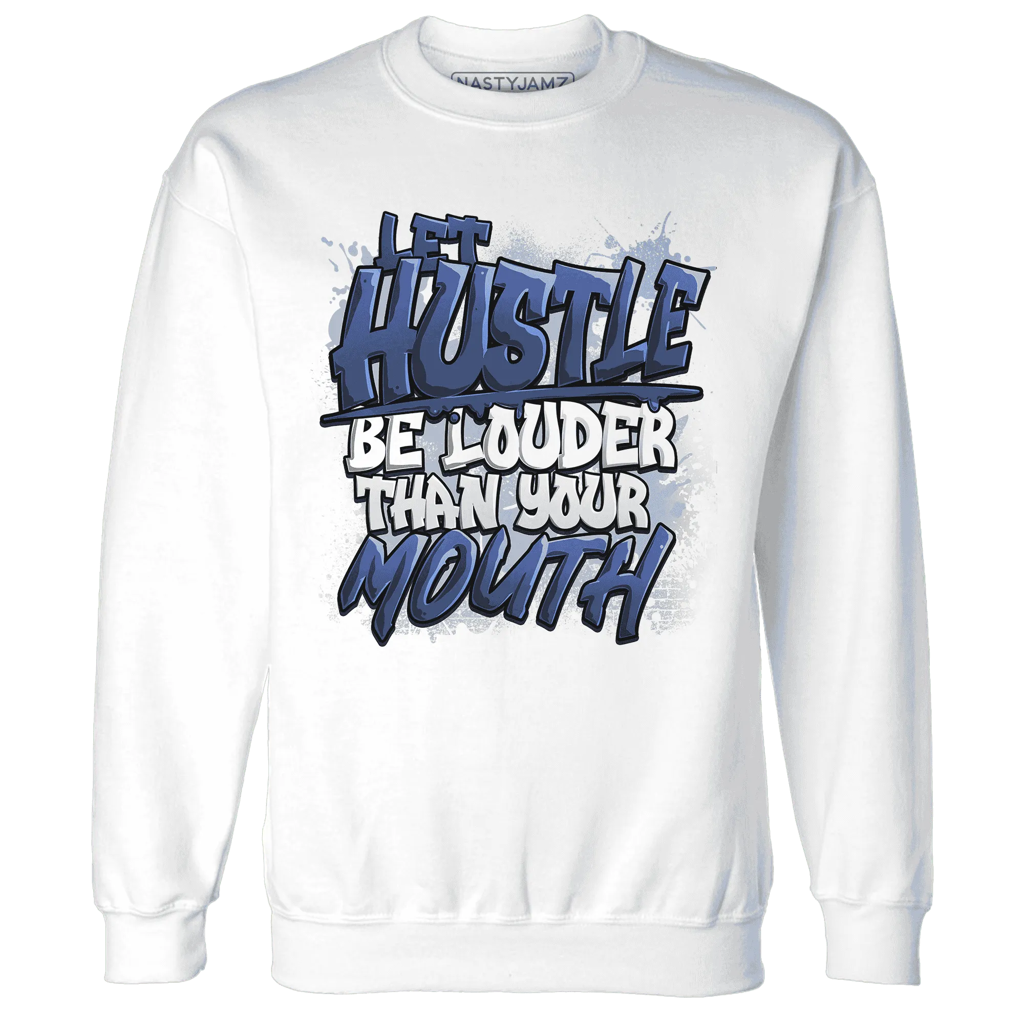 NastyJamz-Midnight-Navy-5s-Sweatshirt-Match-Hustle-Louder