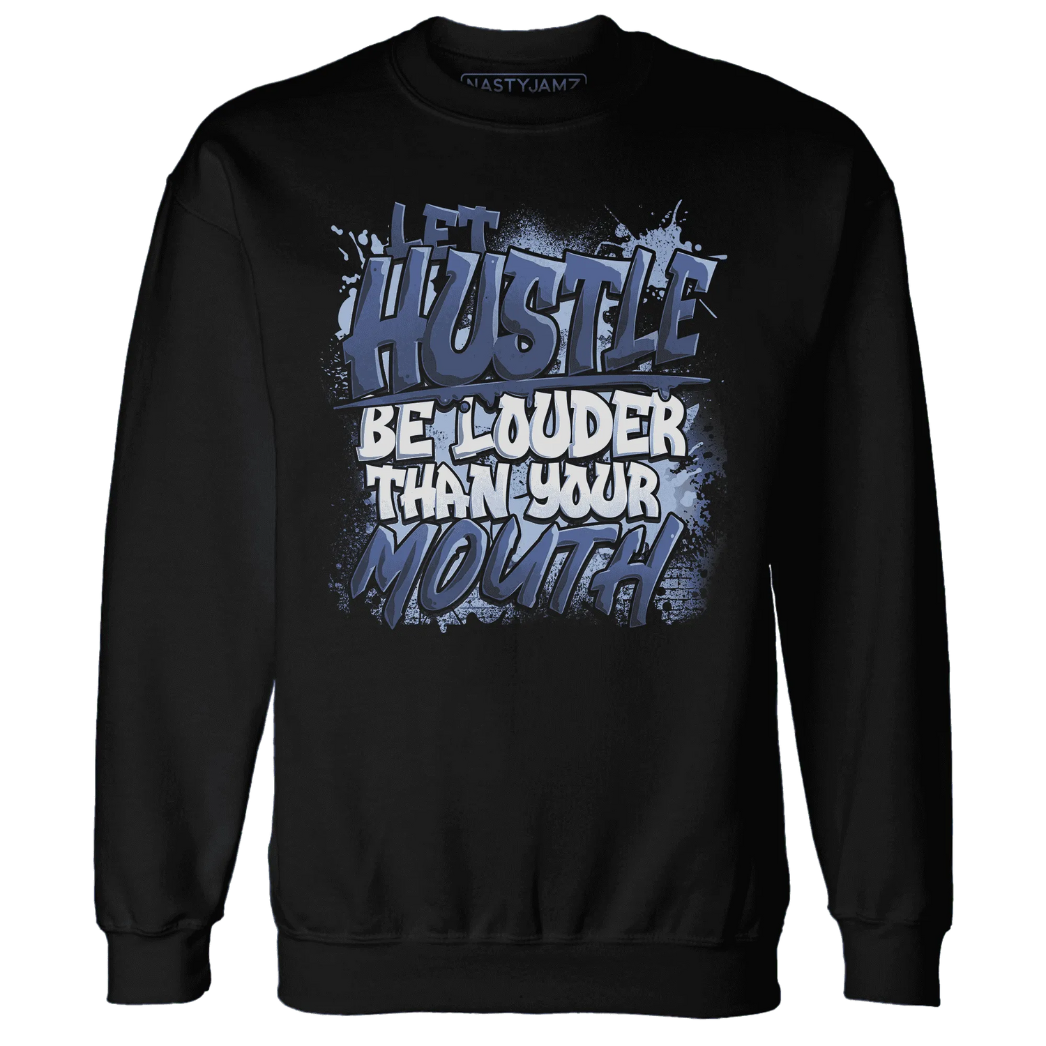 NastyJamz-Midnight-Navy-5s-Sweatshirt-Match-Hustle-Louder