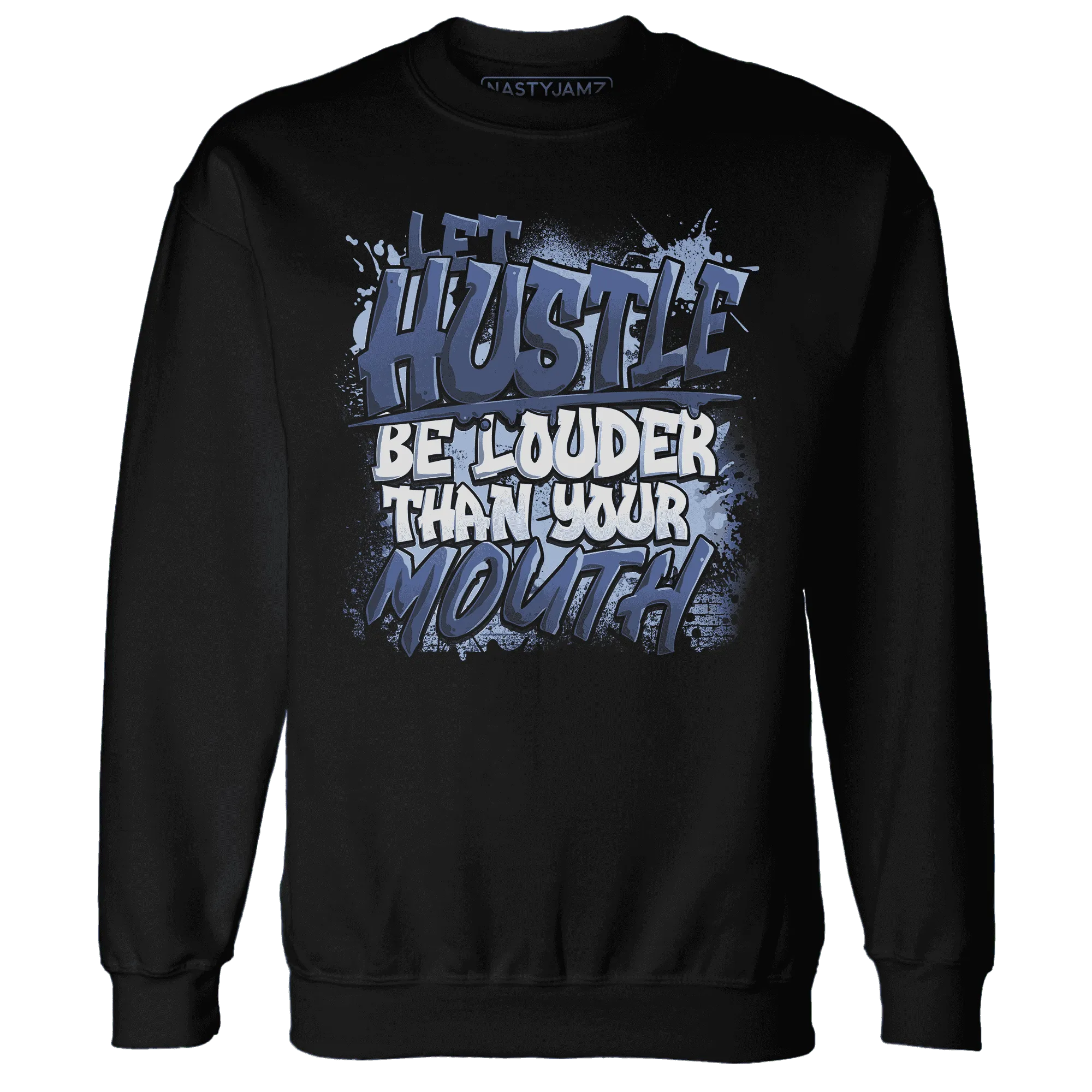 NastyJamz-Midnight-Navy-5s-Sweatshirt-Match-Hustle-Louder