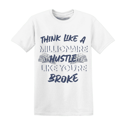 Low-Diffused-Blue-11s-T-Shirt-Match-Hustle-Millionaire