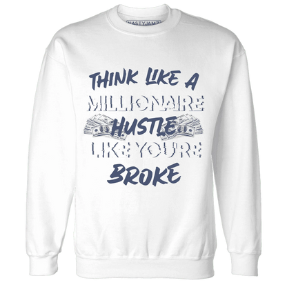 Low-Diffused-Blue-11s-Sweatshirt-Match-Hustle-Millionaire