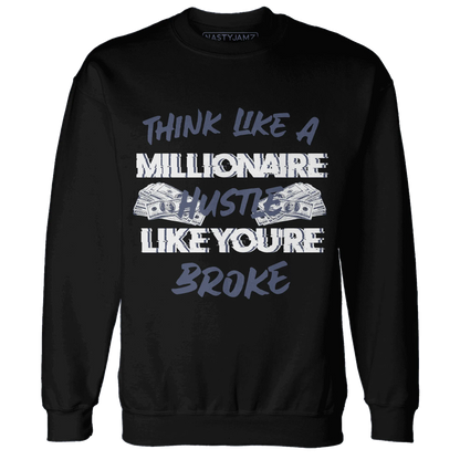 Low-Diffused-Blue-11s-Sweatshirt-Match-Hustle-Millionaire