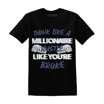 Low-Diffused-Blue-11s-T-Shirt-Match-Hustle-Millionaire