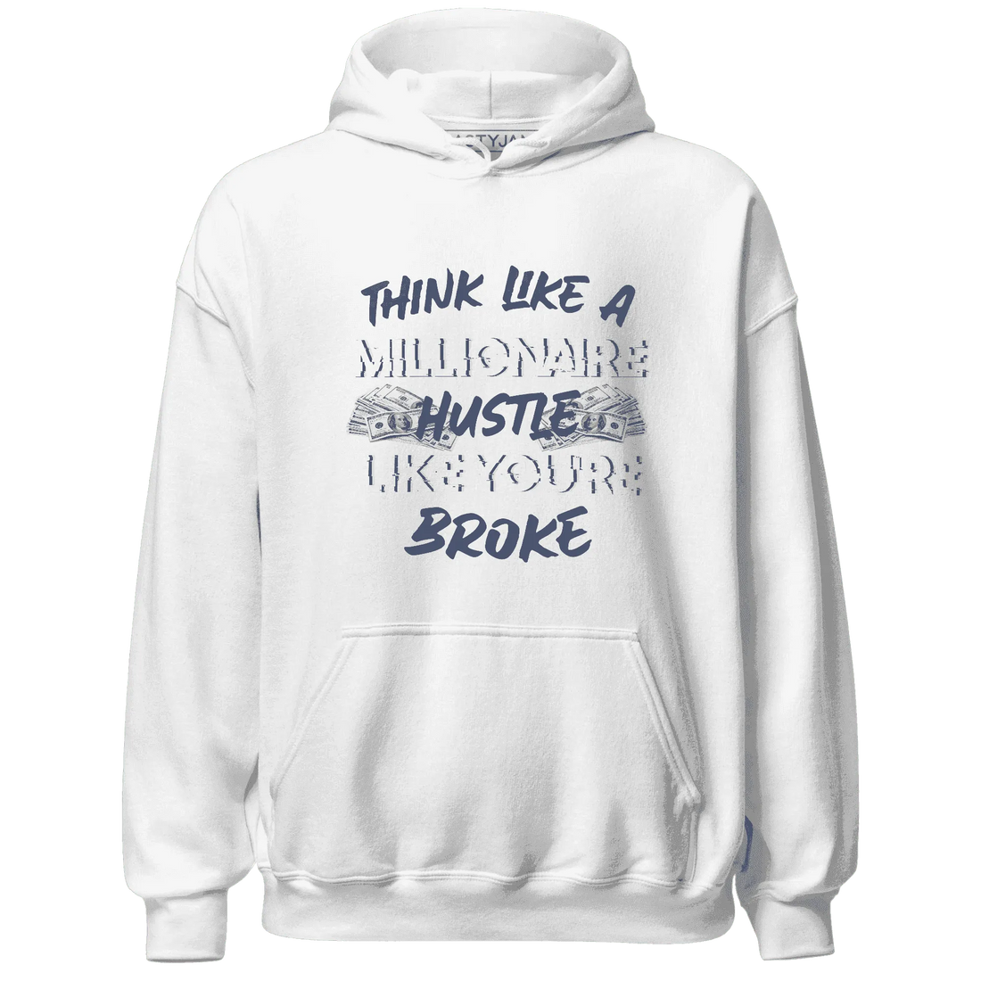 Low-Diffused-Blue-11s-Hoodie-Match-Hustle-Millionaire