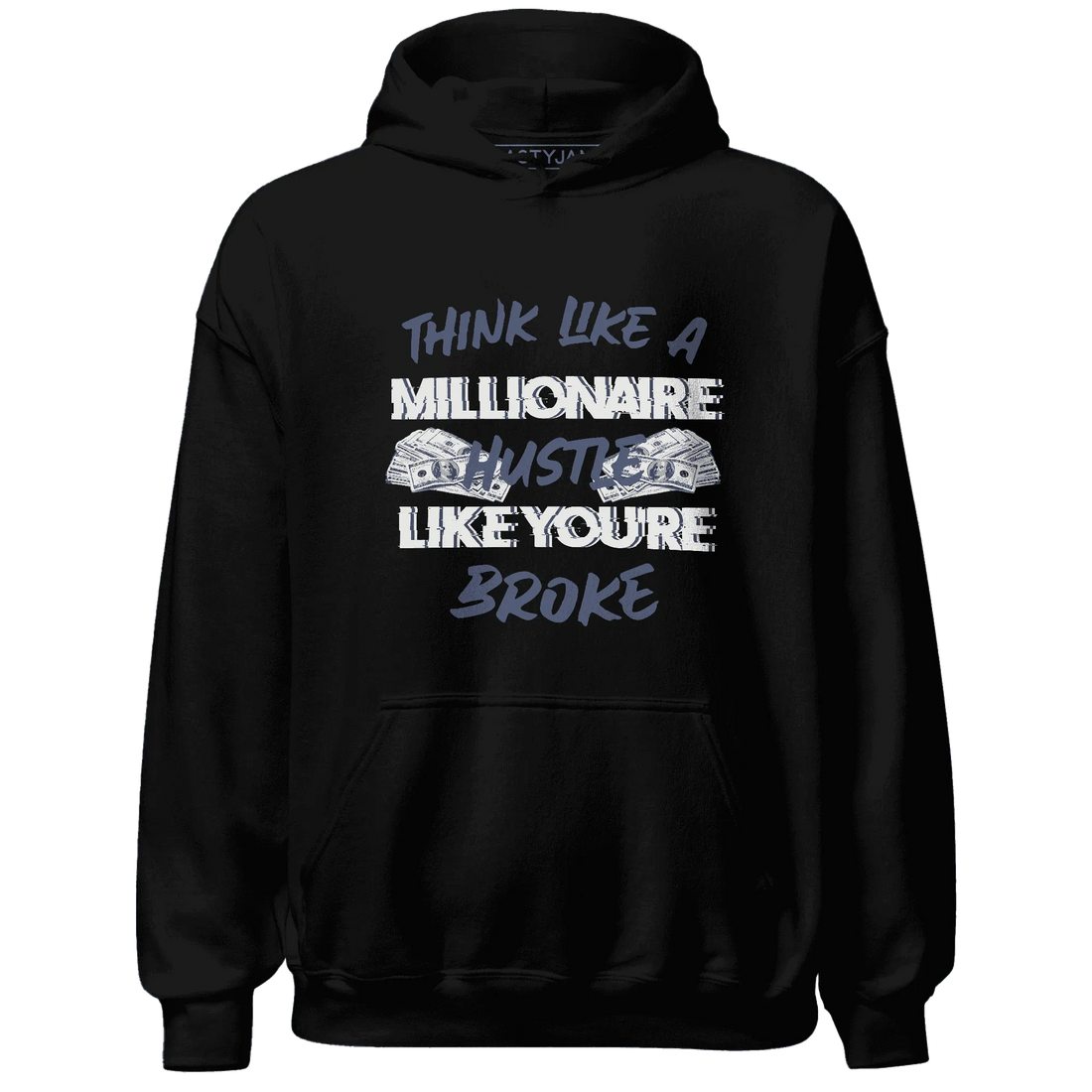 Low-Diffused-Blue-11s-Hoodie-Match-Hustle-Millionaire
