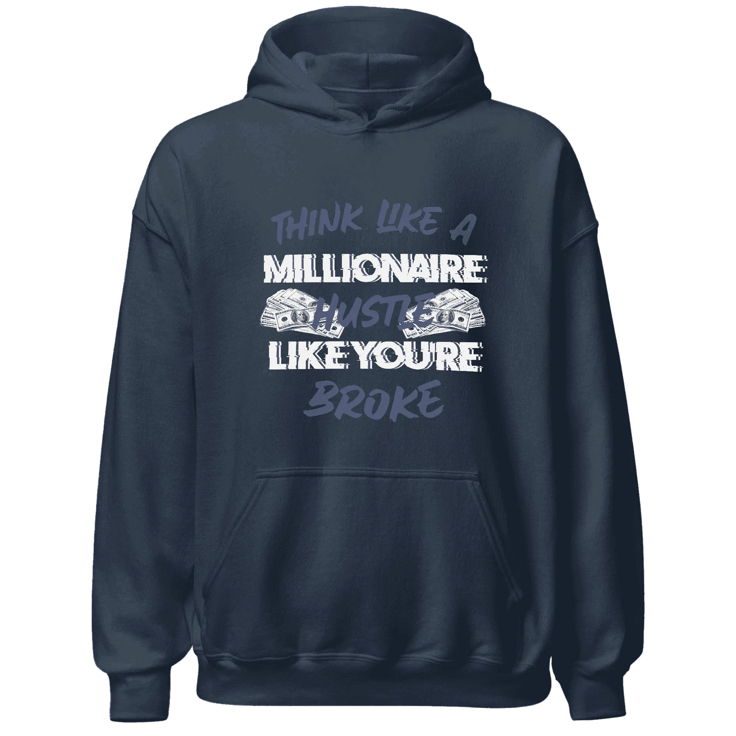 Low-Diffused-Blue-11s-Hoodie-Match-Hustle-Millionaire
