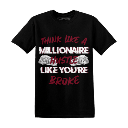 High White Team Red 1s T Shirt Match Hustle Millionaire - NastyJamz