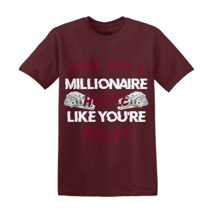 High White Team Red 1s T Shirt Match Hustle Millionaire - NastyJamz