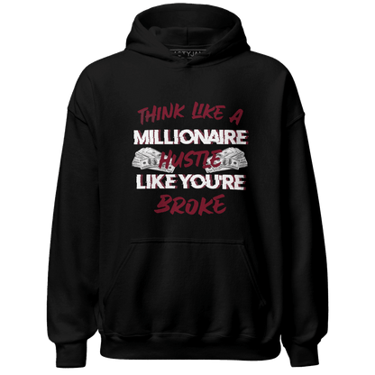 High White Team Red 1s Hoodie Match Hustle Millionaire - NastyJamz