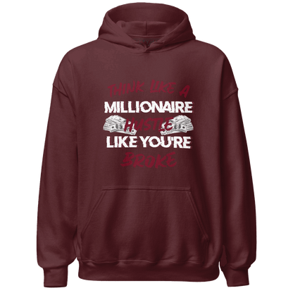High White Team Red 1s Hoodie Match Hustle Millionaire - NastyJamz