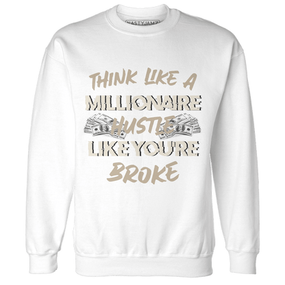 Latte 1s Sweatshirt Match Hustle Millionaire - NastyJamz